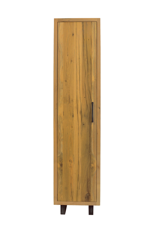 布魯塞爾原木櫃-單門左開  |綠的建材|歐洲手工原木家具
