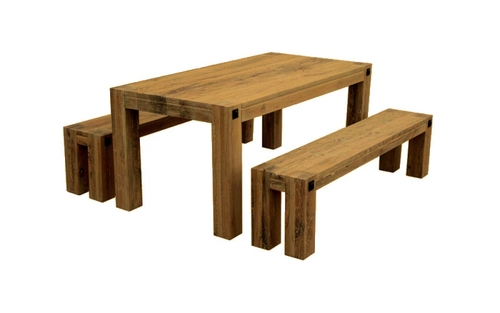 布拉格原木桌椅產品圖