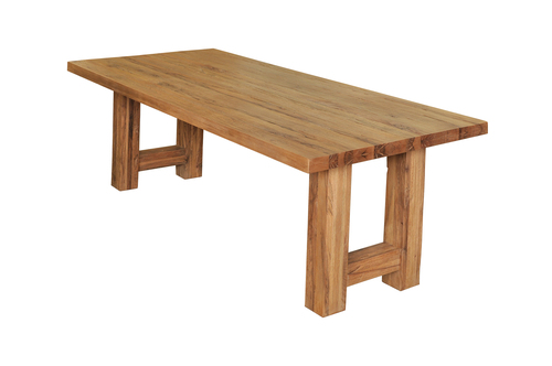 費城原木桌  |綠的建材|歐洲手工原木家具
